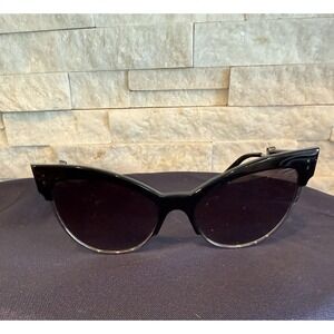 Marc Jacobs MARC 128/S Black Cat Eye Sunglasses 55-18-140 Designer Shades